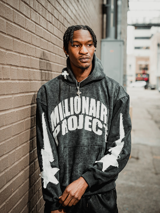 Millionaire Project Distressed hoodies